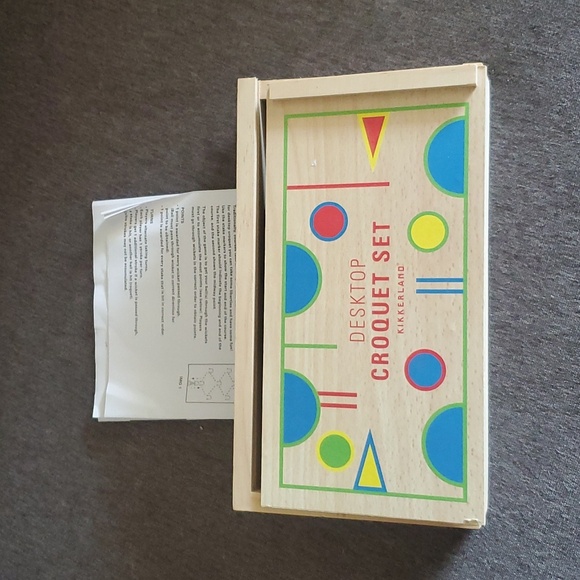 Desktop Croquet Set New With Tags - Picture 1 of 7